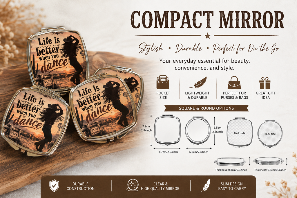 Customizable Compact Mirror